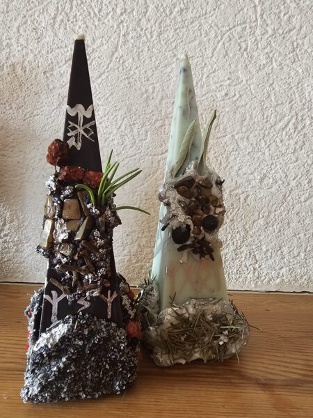 Sveču komplekts - enerģētikas un telpas attīrīšanai un aizsardzībai 