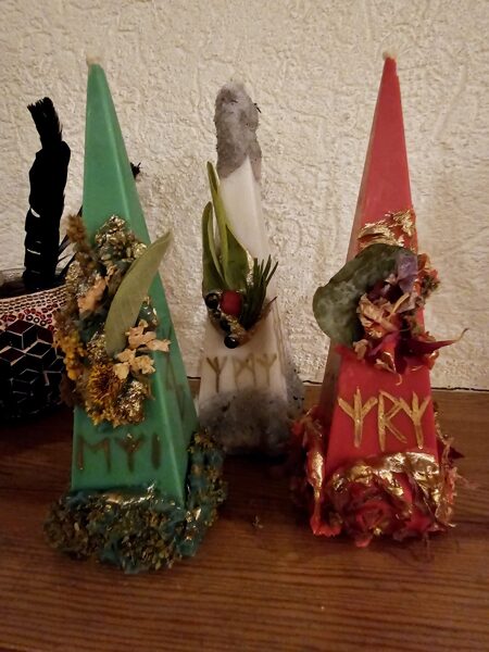 sveču komplekts - bērna aizsardzība