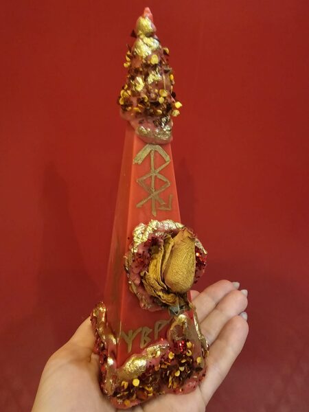 Rituāla svece "Vainags" bez laulības vainaga noņemšana